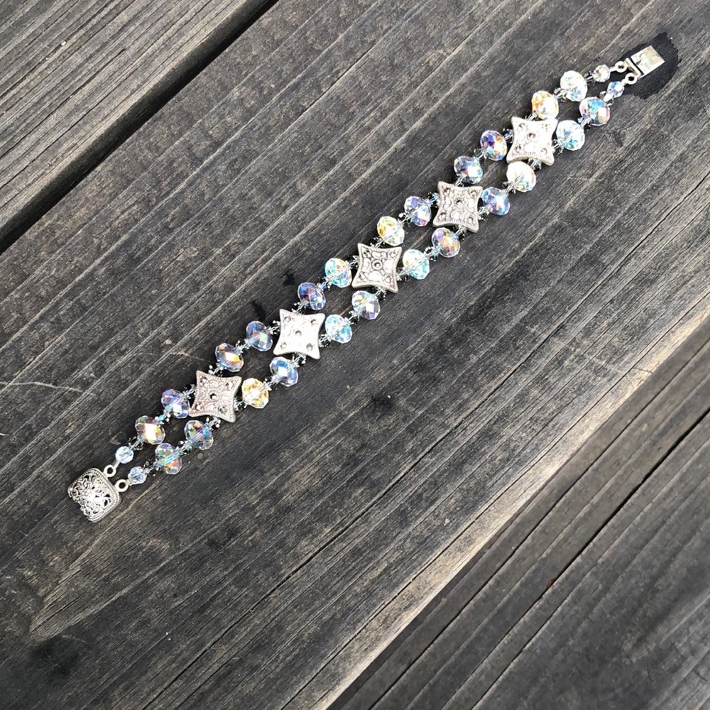 Crystal Sterling Bracelet